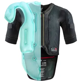 Alpinestars Protektorenweste Tech-Air 7X M Schwarz/Rot