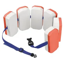 BEMA Schwimmgürtel Schwimmlernhilfe 6 Kammern, mit sechs Auftriebskörpern, Schwimmtrainer orange