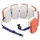 BEMA Schwimmgürtel Schwimmlernhilfe 6 Kammern, mit sechs Auftriebskörpern, Schwimmtrainer orange