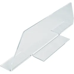 Schneider - Thekenabtrennung aus Acryl PMMA, Breite: 560 mm, Höhe: 170 mm, transparent