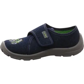 Fischer Markenschuh Hausschuh Feuerwehr Blau 35