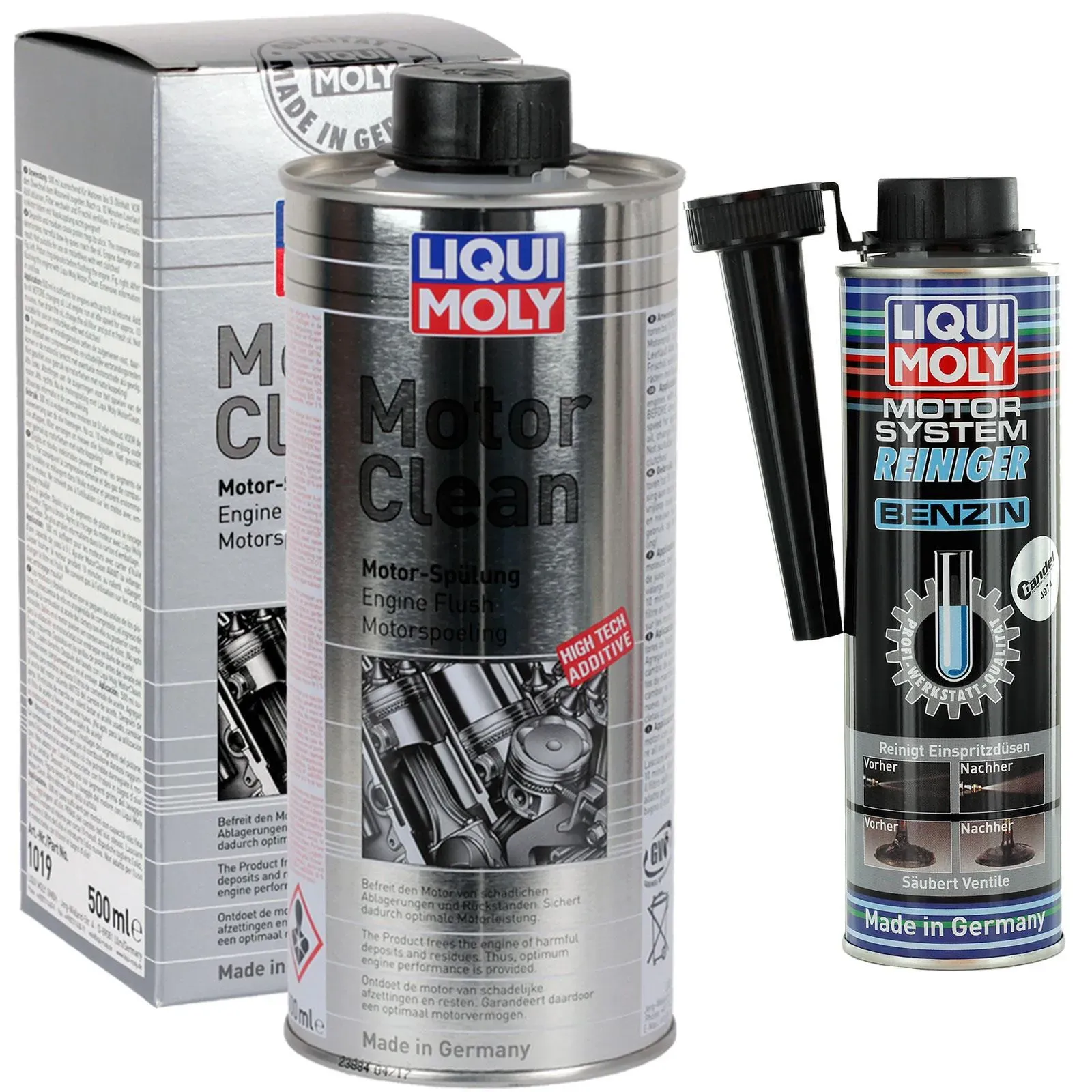 Liqui Moly 5129+1019 Set Satz Motor System Reiniger+motor Clean: Liqui Moly 5129+liqui Moly 1019