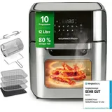 GOURMETmaxx Digital 12 l edelstahl/schwarz