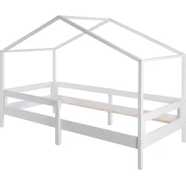 roba Hausbett 90 x 200 cm Holz massiv weiß