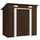 vidaXL Gartenschuppen 1,8 x 1,1 m braun