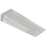 Gedotec Türstopper Keil - Transparent | 1 Stück Robuster und langlebiger Keil aus Kunststoff | Tür Feststeller | Türstopper klein für alle Türen | Fensterstopper Gummikeil Stopper