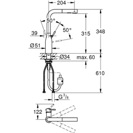 Grohe Essence supersteel 30270DC0
