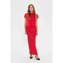 St Tropez Maxirock Damen Rot S