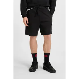 Hugo Regular fit Sweatshorts aus reiner Baumwolle Modell 'DAYONO', Black, L