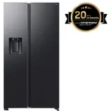 Samsung Series 7 RS70F66KCF, Freestanding, American door, Black, 2 door(s), Premium Black Steel, 36/64