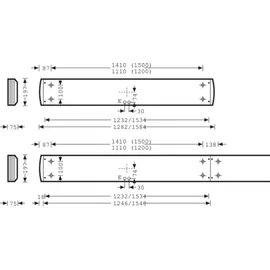Trilux Atirion D-L 1 31W rechteckig weiß