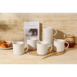 OTTO home Kaffeebecher Ylvii 0,46 l Weiß 6 St.