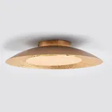 LINDBY LED-Deckenleuchte Keti in Goldoptik, Ø 34,5 cm