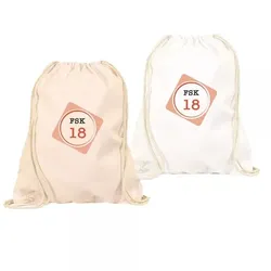 Turnbeutel-Rucksack zum 18.Geburtstag "FSK 18"