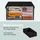 Blumtal Truhenbank Schwarz 76 x 38 x 38 cm
