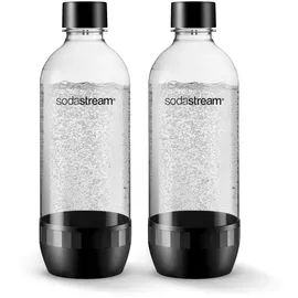 Sodastream Tritan-Flasche 2 x 1 l schwarz