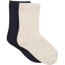 MINYMO Socks Pointelle 2-Paar Weiß 27-30