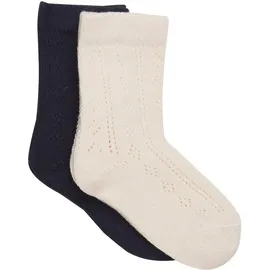 MINYMO Socks Pointelle 2-Paar Weiß 27-30