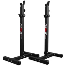K-Sport Langhantelablage Rot/Silberfarben
