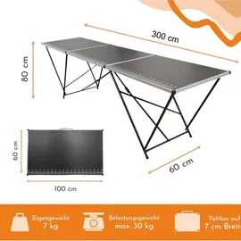 Lemodo Tapeziertisch klappbar, Arbeitstisch