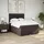 vidaXL Boxspringbett 140 x 200 cm Dunkelbraun