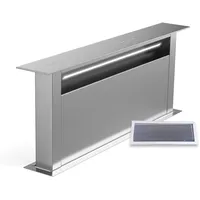 Klarstein Royal Flush Eco 75 Einbauhaube 75 cm Silber