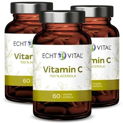 Echt Vital Vitamin C - 3 Gläser 3x60 St