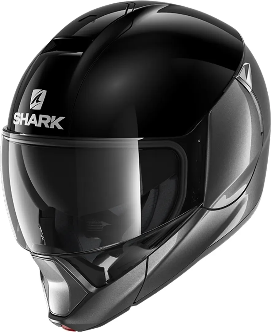 Shark Evojet Blank Dual helm, zwart-zilver, XS Voorman