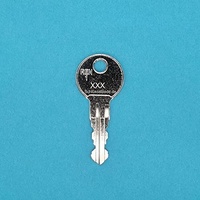 Ersatzschlüssel Profil Renz, ohne Buchstaben vor der Schlüsselnummer. Für Briefkasten und Briefkastenanlagen von Renz. Schlüssel Renz - 068