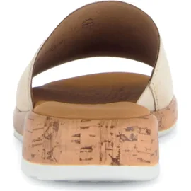 Gabor comfort Gabor Glamour Pantolette silber grau metallic 62.730.13 für Damen beige, 40 EU / 6.5 UK - 40