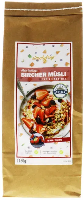 simplyfree Original Bircher-Müsli Berry-Mix