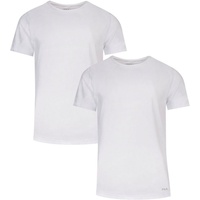 Fila T-Shirt, mit klassischem Rundhalsausschnitt und Kurzarm, weiß