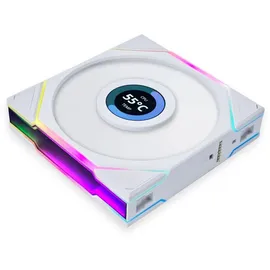 Lian Li UNI FAN TL LCD 120 RGB, Weiß LED-Steuerung, 120mm, 3er-Pack (12TLLCD3W)