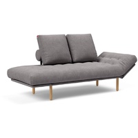 INNOVATION LIVING Schlafsofa Rollo Stem Stoff Light Grey