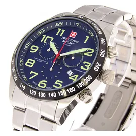 Swiss Alpine Military 7047.9135 Chronograph Herrenuhr 45mm 10ATM