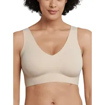 SCHIESSER Damen nahtloses Bustier mit herausnehmbaren Pads - Invisible Soft, sand_170364, 42