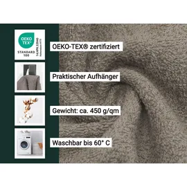 ZOLLNER Gästehandtuchset 30 x 50 cm fango 10 St.