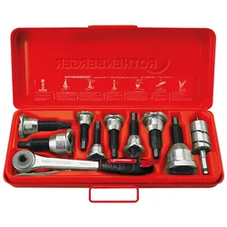 ROTHENBERGER Aushalser Set, 1/2-5/8-3/4-7/8" - 22121