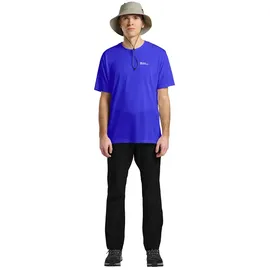 Jack Wolfskin Vonnan Kurzarm-t-shirt blau S