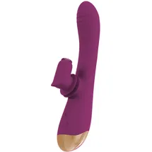 Javida 2 Function Vibrator, Lila, 12 cm
