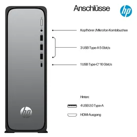 HP OmniDesk S03-0030ng Intel Core i3-14100 16 GB RAM  SSD FreeDOS