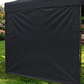 Westerholt Ultra-Kompakt Faltpavillon 3 x 3 m inkl. 2 Seitenteile Schwarz