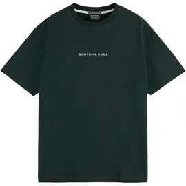 Scotch & Soda Core Logo Front Dunkelgrün M