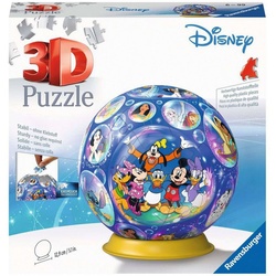 Ravensburger Puzzle Ravensburger 3D Puzzleball Disney Charaktere, (72, Puzzleteile