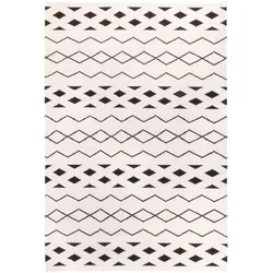 Morgenland Kelim Teppich - Trendy - Miami - weiß - 230 x 160 cm - rechteckig