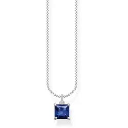 Halskette mit blauem Stein - 925er Sterlingsilber
