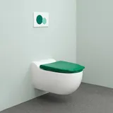 Geberit Bambini Wand-WC für Kinder, Tiefspüler, Rimfree, Höhe:35cm, 502.959.00.1, Farbe: weiß