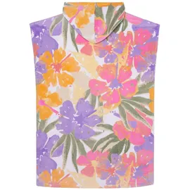 Roxy Stay Magical Printed Poncho cloud dancer hazey hibiscus), - One Size