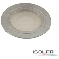ISOLED LED Möbeleinbaustrahler MiniAMP silber, 2W, 24V DC neutralweiß