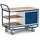rollcart transportsysteme Montagewagen mit 3 Etagen und Stahlschrank, mit Feststeller